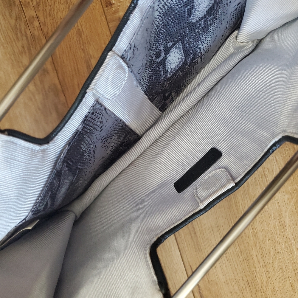 Echo 100% Silk Python Clutch Evening Handbag Purs… - image 3